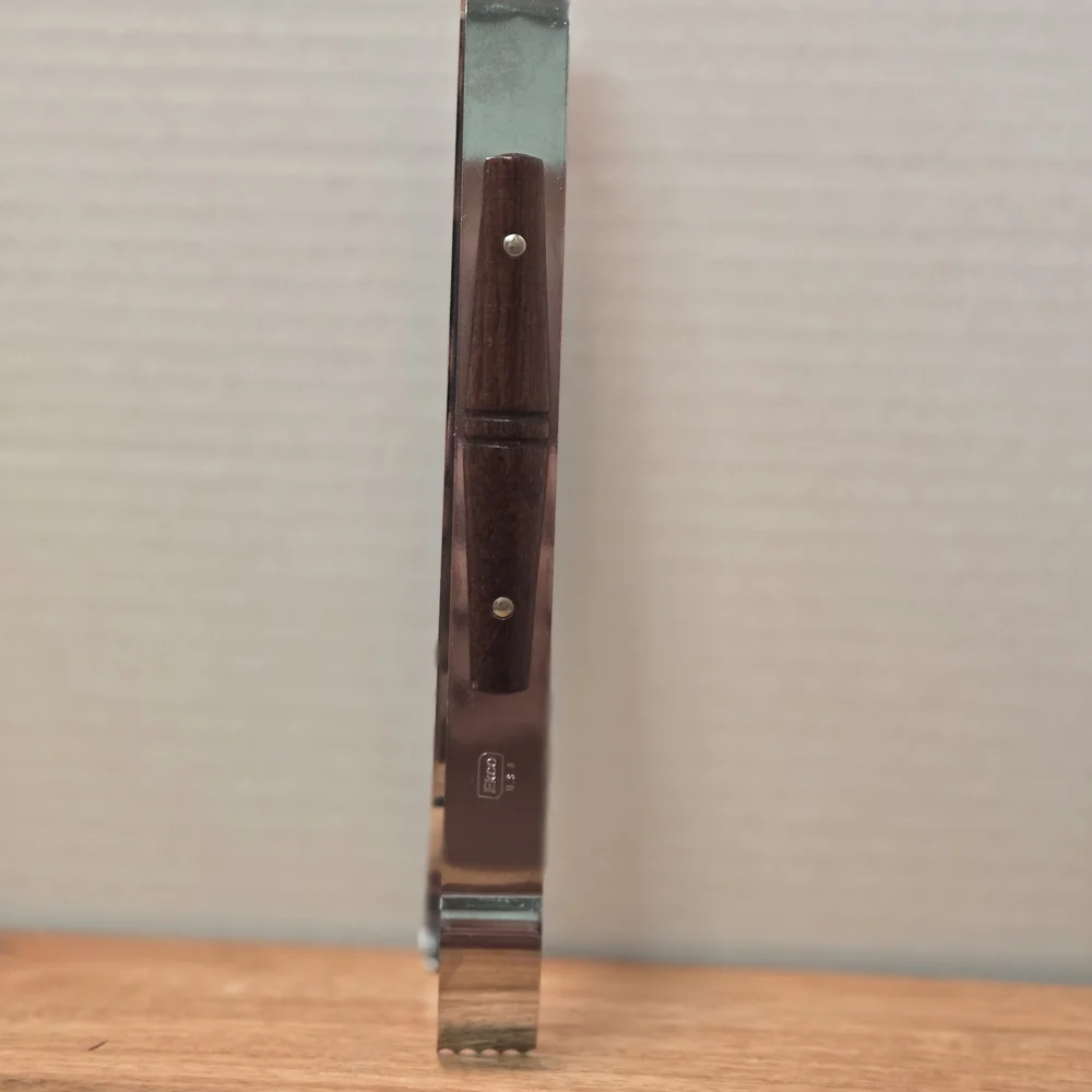 Stainless Steel and Wood Kitchen Tongs‎